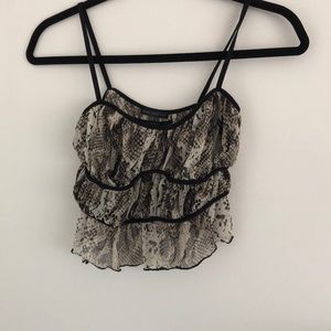 URBAN OUTFITTERS Mesh Crop-Top